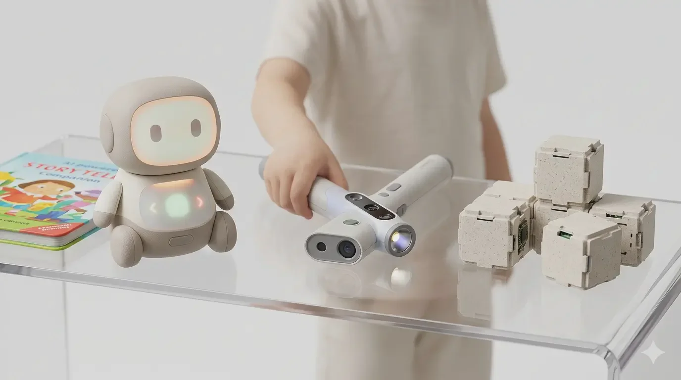Sourcing smart party toys including AI storytelling companions and AR interactive wands for toy buyers