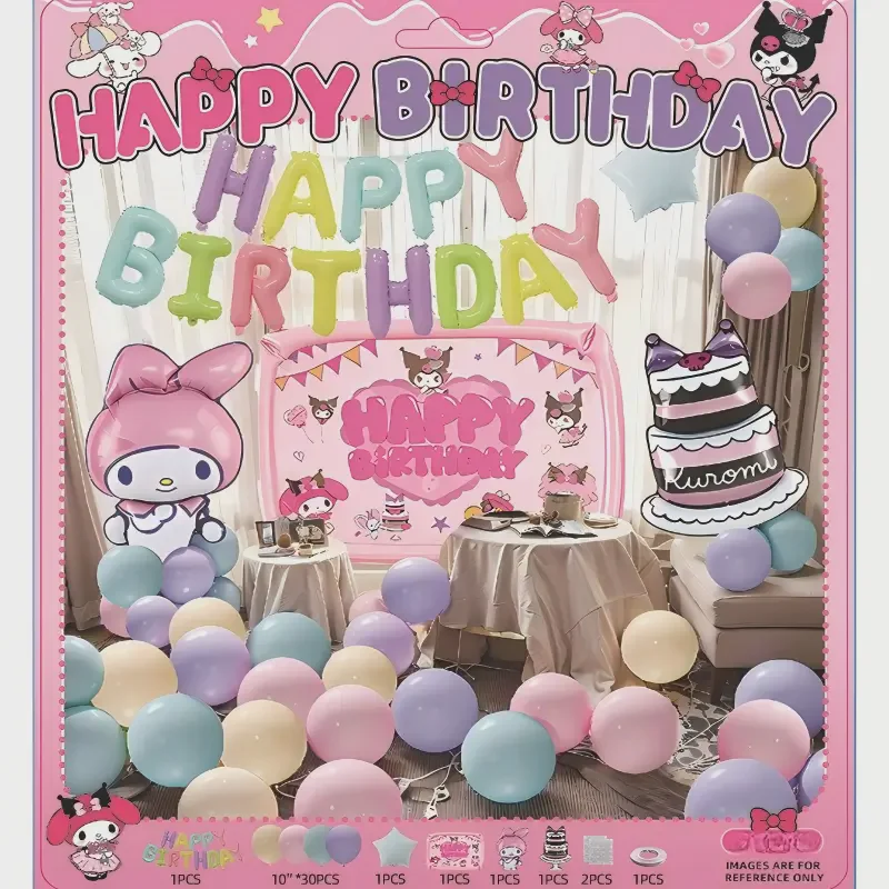 SpaceConstructionSanrio Birthday Decor SpaceConstructionSanrio Birthday Decor