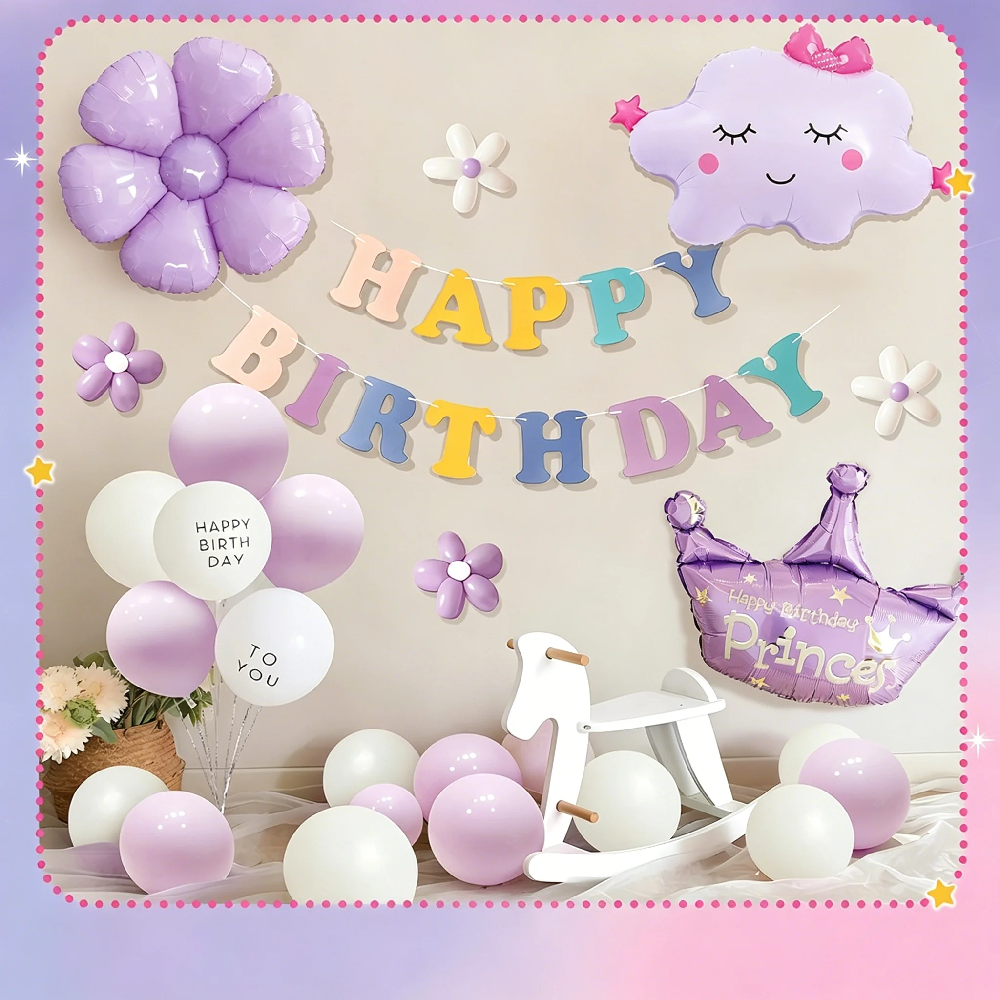 Kids Birthday Scene Decoration3 Kids Birthday Scene Decoration3