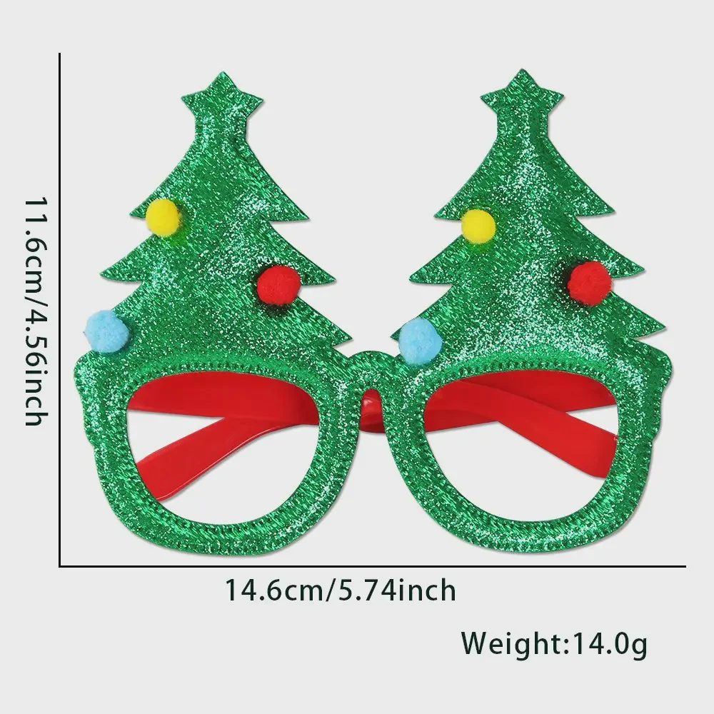 Glitter christmas truck glasses