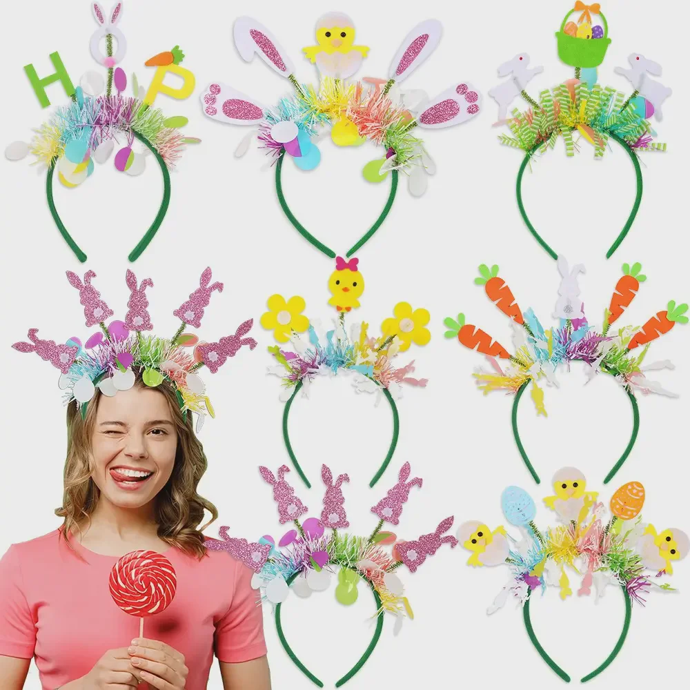 Cartoon bunny hair accessory