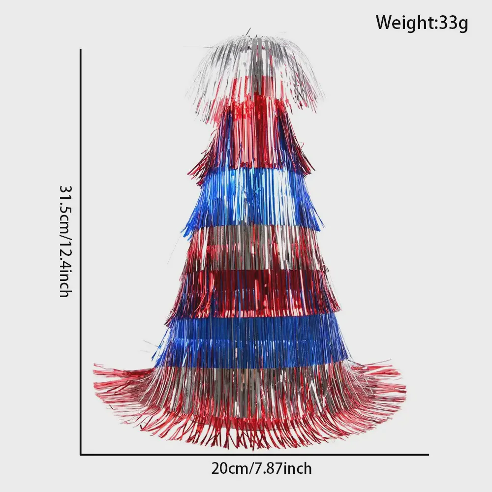 Foil Fringe Costume Hat