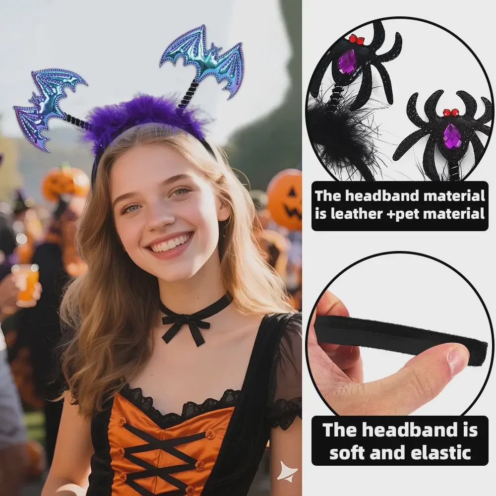 Feather costume headwear