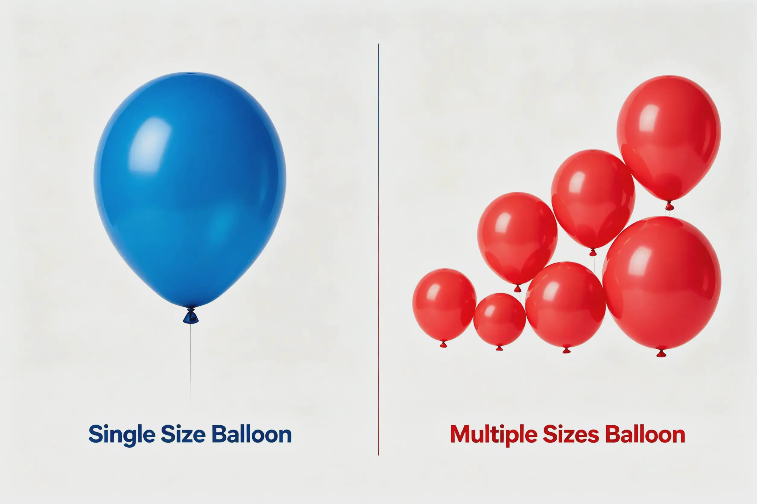 Single-size vs. Multi-size Balloons