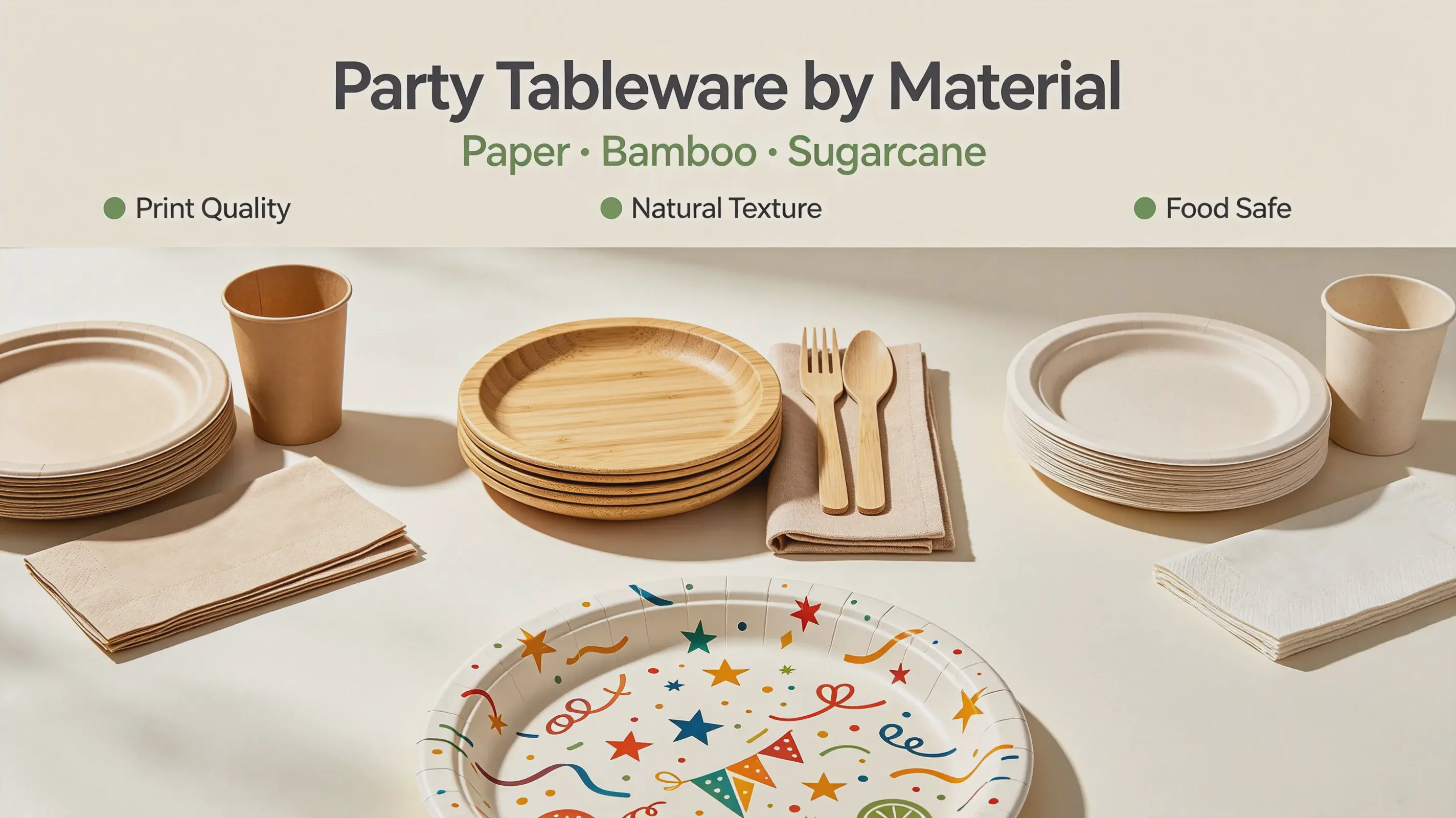 Party Tableware by Material